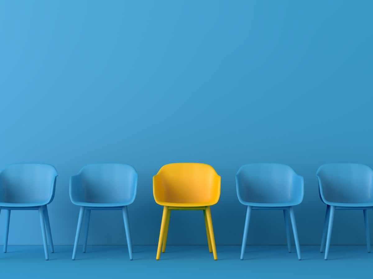 different colored chair different sales approach